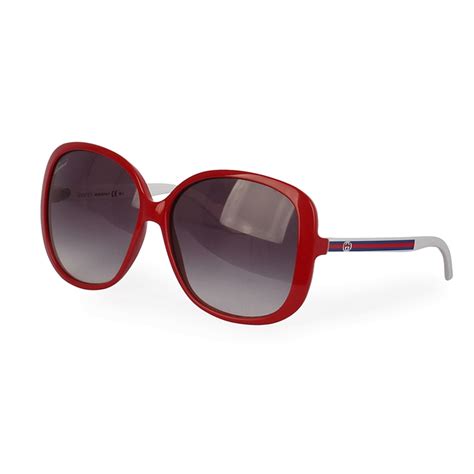 gucci red gold sunglasses|red Gucci sunglasses with bee.